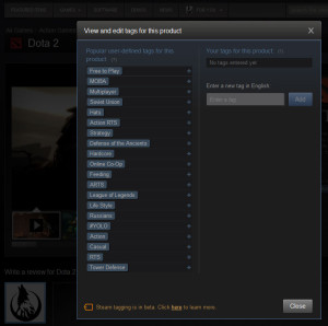 Steam Tagging