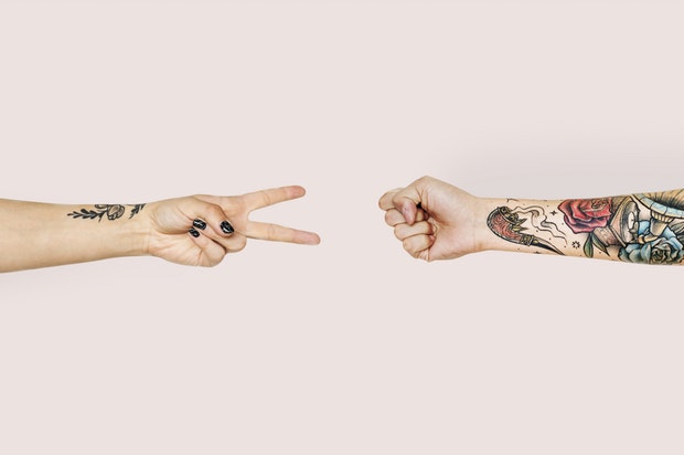 Rock and Scissors